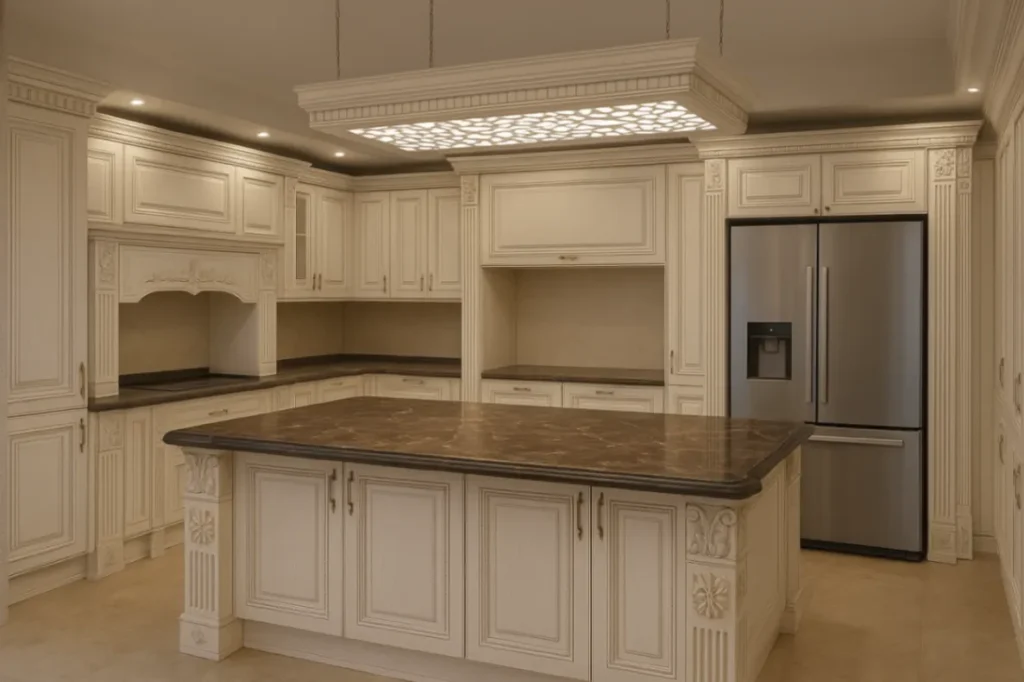 کابینت روکش چوب