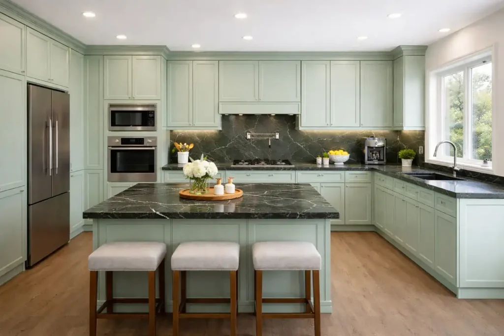 مزایای کابینت آشپزخانه پلی اورتان نسبت به ام دی اف و هایگلاس | بررسی تخصصی سلام هنرچوب